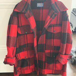 Vintage 60s Pendleton Mackinaw Cruiser Wool Coat